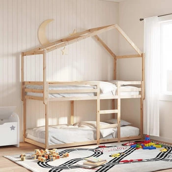 vidaXL Dach f&uuml;r Kinderbett 213x85,5x144,5 cm Massivholz Kiefer (846937)