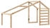 vidaXL Dach für Kinderbett 198x87x113 cm Massivholz Kiefer (846873)