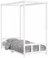 vidaXL Kinderbett Wei&szlig; 90x190 cm Massivholz Kiefer