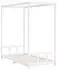 vidaXL Kinderbett Weiß 90x190 cm Massivholz Kiefer (834517)