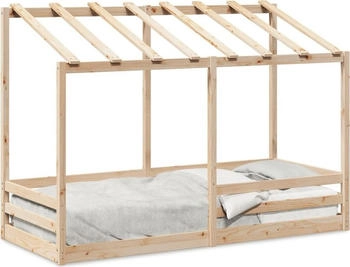 vidaXL Kinderbett mit Dach 90x190 cm Massivholz Kiefer (847006)
