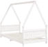 vidaXL Kinderbett Weiß 90x190 cm Massivholz Kiefer (834508)