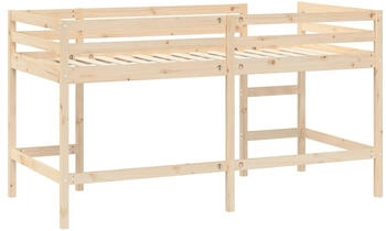 vidaXL Kinderhochbett mit Leiter 80x200 cm Massivholz Kiefer (835895)