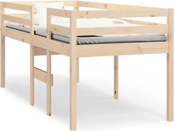 vidaXL Hochbett 90x190 cm Massivholz Kiefer (821614)