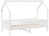 vidaXL Kinderbett Hausbett Weiß 90x200 cm Massivholz Kiefer (850702)