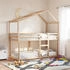 vidaXL Dach für Kinderbett 203x95,5x142 cm Massivholz Kiefer (846940)