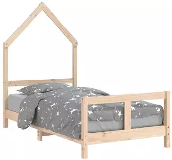 vidaXL Kinderbett 80x160 cm Massivholz Kiefer (834558)