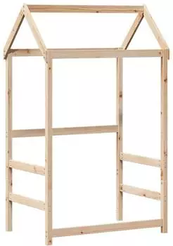 vidaXL Dach für Kinderbett 118x70x176,5 cm Massivholz Kiefer (846985)