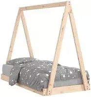 vidaXL Kinderbett 70x140 cm Massivholz Kiefer