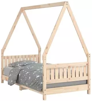 vidaXL Kinderbett 80x160 cm Massivholz Kiefer (834504)