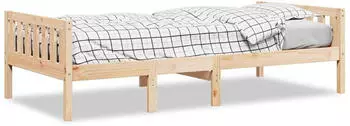 vidaXL Kinderbett ohne Matratze 90x200 cm Massivholz Kiefer (855027)