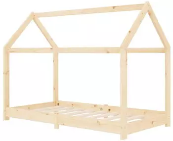 vidaXL Kinder-Bettgestell Massivholz Kiefer 80 x 160 cm (283347)