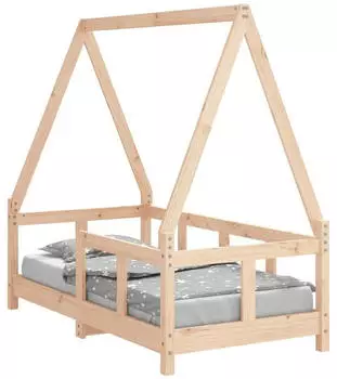 vidaXL Kinderbett 70x140 cm Massivholz Kiefer (834456)