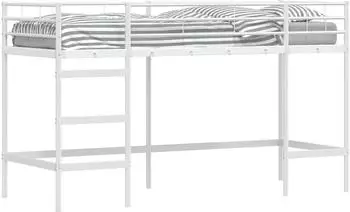 vidaXL Weiß 90 x 190 cm Stahl (42020768)