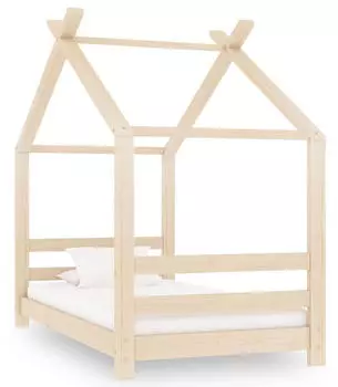 vidaXL Kinder-Bettgestell Massivholz Kiefer 70x140 cm (289607)