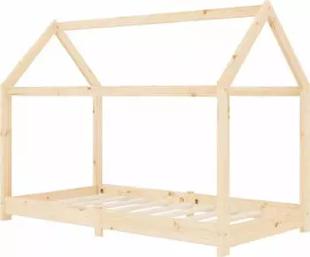 vidaXL Kinder-Bettgestell Massivholz Kiefer 70 x 140 cm (283346)