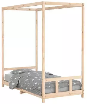 vidaXL Kinderbett 90x190 cm Massivholz Kiefer (834516)