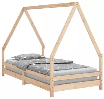 vidaXL Kinderbett 90x190 cm Massivholz Kiefer (834492)