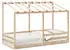 vidaXL Kinderbett mit Dach Weiß 80x200 cm Massivholz Kiefer (847004)