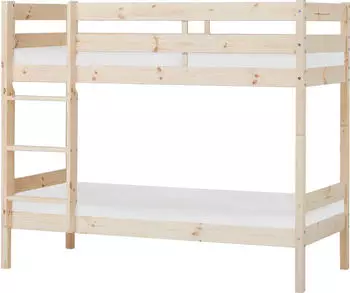 Hoppekids ECO Comfort 70x160cm weiß mit Matratzen