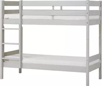 Hoppekids ECO Comfort 70x160cm grau mit ECO-Dream-Matratzen