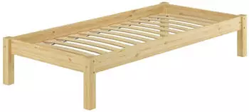 Erst-Holz Einzelbett Kiefer massiv natur 80x200cm (60.35-08)