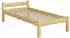 Erst-Holz Futonbett Einzelbett Kiefer Massivholz 80x200 mit Rollrost (60.36-08)