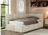 MKS Meble ARVO Jugendbett 90x200cm Polsterbett Bettkasten Beige Velvet