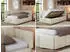 MKS Meble ARVO Jugendbett 90x200cm Polsterbett Bettkasten Beige Velvet