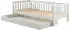 Vipack Fritz Ausziehbett mit Schublade, 90x200cm, Weiß, Kiefer (001315005406)
