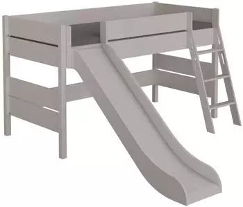 Paidi Tiago Spielbett mit Rutsche und Leiter 120x200cm Kieselgrau