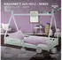 ML-Design Tipi Kinderbett 90x200cm Kiefernholz Mint mit Matratze & Lattenrost (Tipi 90x200 Mint)