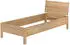 Erst-Holz Einzelbett Buchenholz, metallfrei, 90x200cm (V-60.93-09)