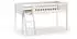 Vipack Scott Hochbett 90x200cm mit Leiter, Vorhang & Tunnel, Weiß/Beige Dino (93305646)