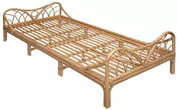 Atmosphera Kinderbett aus Rattan 90x190cm