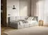 Selsey Cloudy Jugendbett 120x200cm Bouclé Hellgrau mit Bettkasten und 2 Rausfallschutz (CLOUDY)