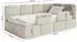 Selsey Cloudy Kinderbett 120x200cm Chenille Creme mit Bettkasten und 2 Rausfallschutz (CLOUDY)