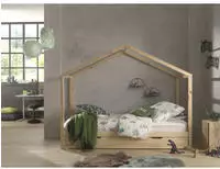 Vipack Hausbett "Dallas" Made in Europe, wahlweise mit Bettschublade oder