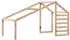 vidaXL Dach für Kinderbett 188x97x113 cm Massivholz Kiefer (846879)