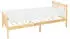 ML-Design Holzbett Einzelbett 90x200cm Kiefernholz mit Lattenrost & Matratze (4064649112100)