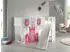 Vipack Scott Hochbett mit Rutsch-/Leiterturm, 90x200cm, Prinzessin-Design (Scott)