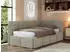MKS Meble ARVO Jugendbett 90x200cm Polsterbett mit Bettkasten, Grau Strukture (ARVO)