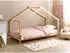 Beliani Orlu Kinderhausbett Kiefernholz mit Lattenrost 90x200cm (467126)
