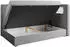 MKS Meble Junior Gold 3 Kinderbett Polsterbett 90x200cm LED Rosa/Weiß (JUNIOR-GOLD-3)