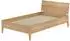 Erst-Holz Einzelbett Buchenholz Massivholz konische Füße 120x200 (60.94-12)