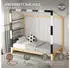 ML-Design Kinderbett Fußballtor 80x160cm Kiefernholz mit Lattenrost & Kletterleiter (490016850)