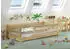 Erst-Holz Niedriges Bodenbett Kiefer massiv natur 80x180 (V-60.65-08-180)