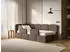 Selsey Cloudy Kinderbett 120x200cm Braun Velours, Bettkasten, 2x Rausfallschutz