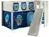 Vipack Scott Hochbett mit Rutsch-/Leiterturm, 90x200cm, Blau Weltall (Scott)