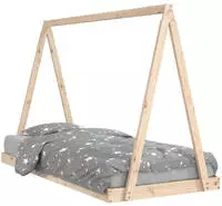 vidaXL Kinderbett 90x200 cm Massivholz Kiefer